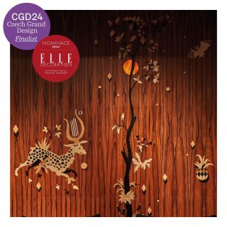 Milí přátelé 🫶 Mám radost, že je intarzie pro @forbina_bar nominovaná na ceny @czechgranddesign a @elledecorationczech...